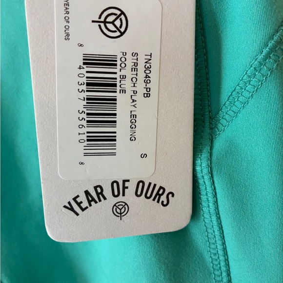 NWT Year of Ours Stretch Play Leggings Pool Blue Size Small - Picture 5 of 5